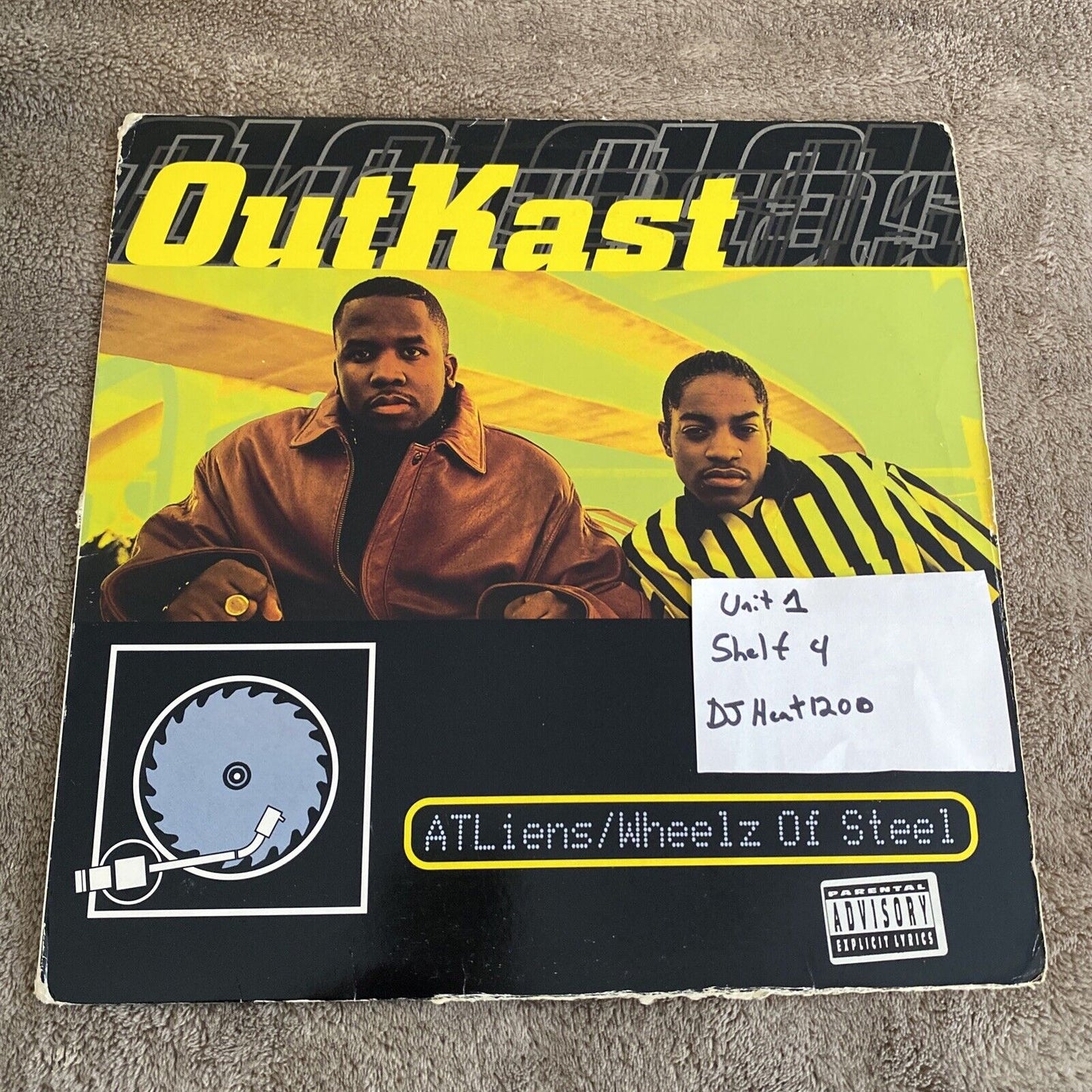 Outkast - ATLiens Wheelz Of Steel Original Pressing 12" Vinyl Picture Cover RARE