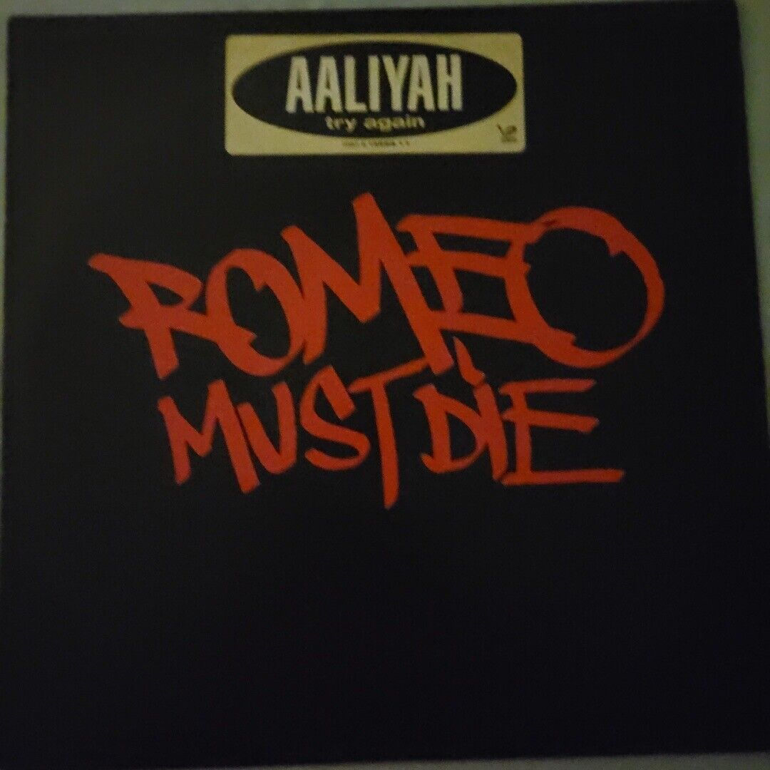 Aaliyah - Try Again Original Pressing 12" PROMO Vinyl Romeo Must Die Soundtrack