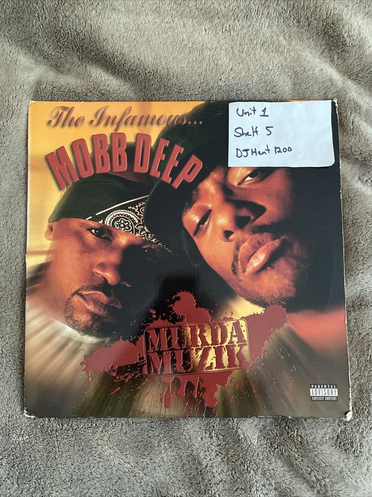 Mobb Deep Murda Muzik LP 12” VINYL OG PRESSING RARE PRODIGY